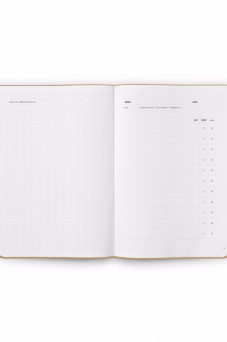 Notebook natur Memos Organization